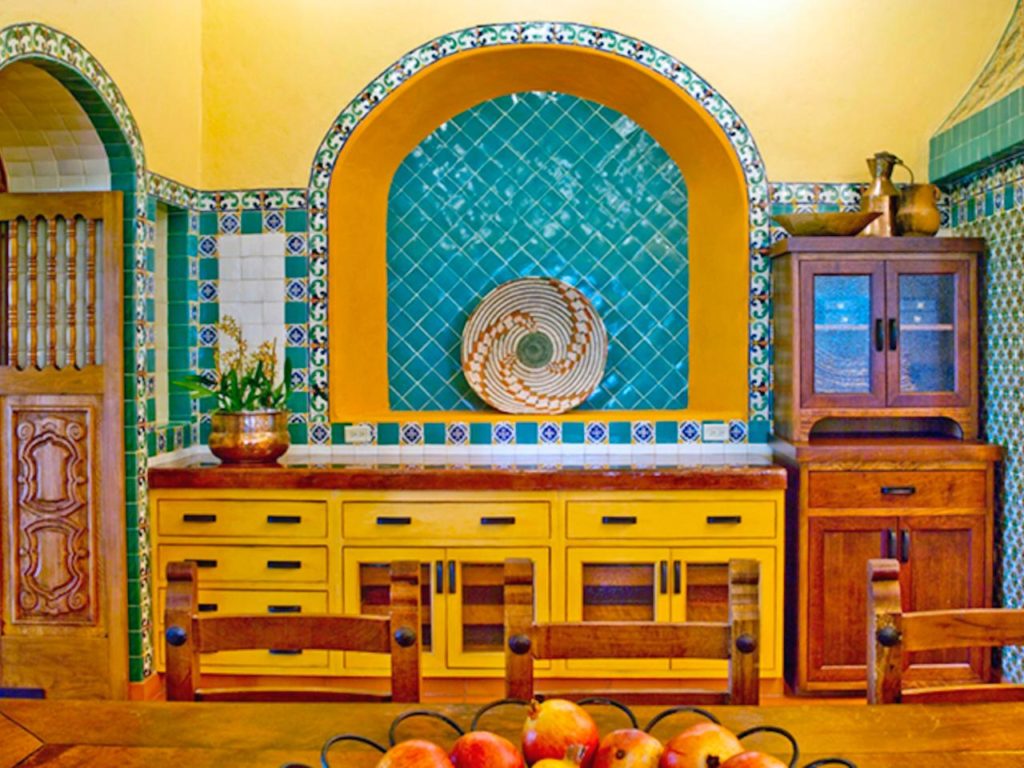 armoires de cuisine de style espagnol